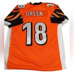 AJ Green #18 Reebok On Field Cincinnati Bengals Jersey Size 50 Football NFL